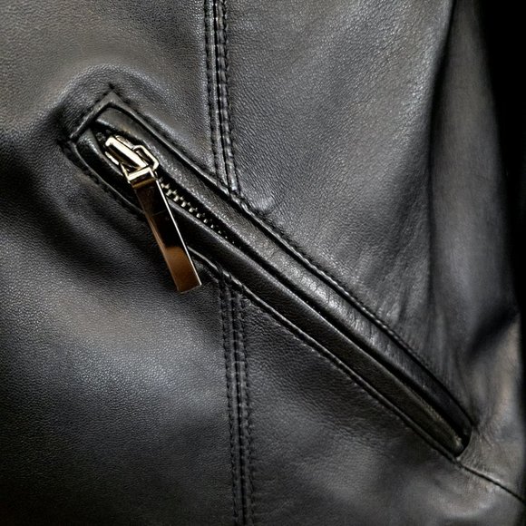 Valerie Stevens Genuine Leather Jacket (NWOT) - Picture 5 of 13